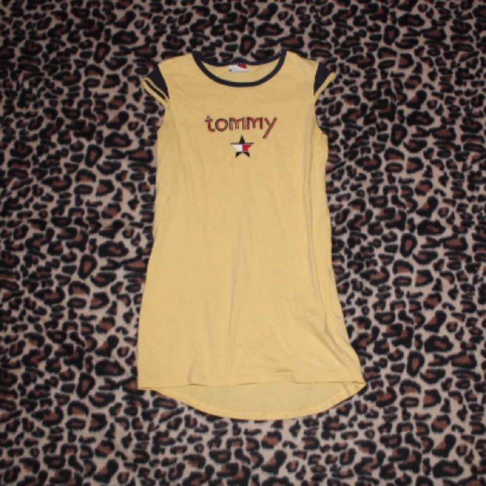 vintage tommy hilfiger long fitted top